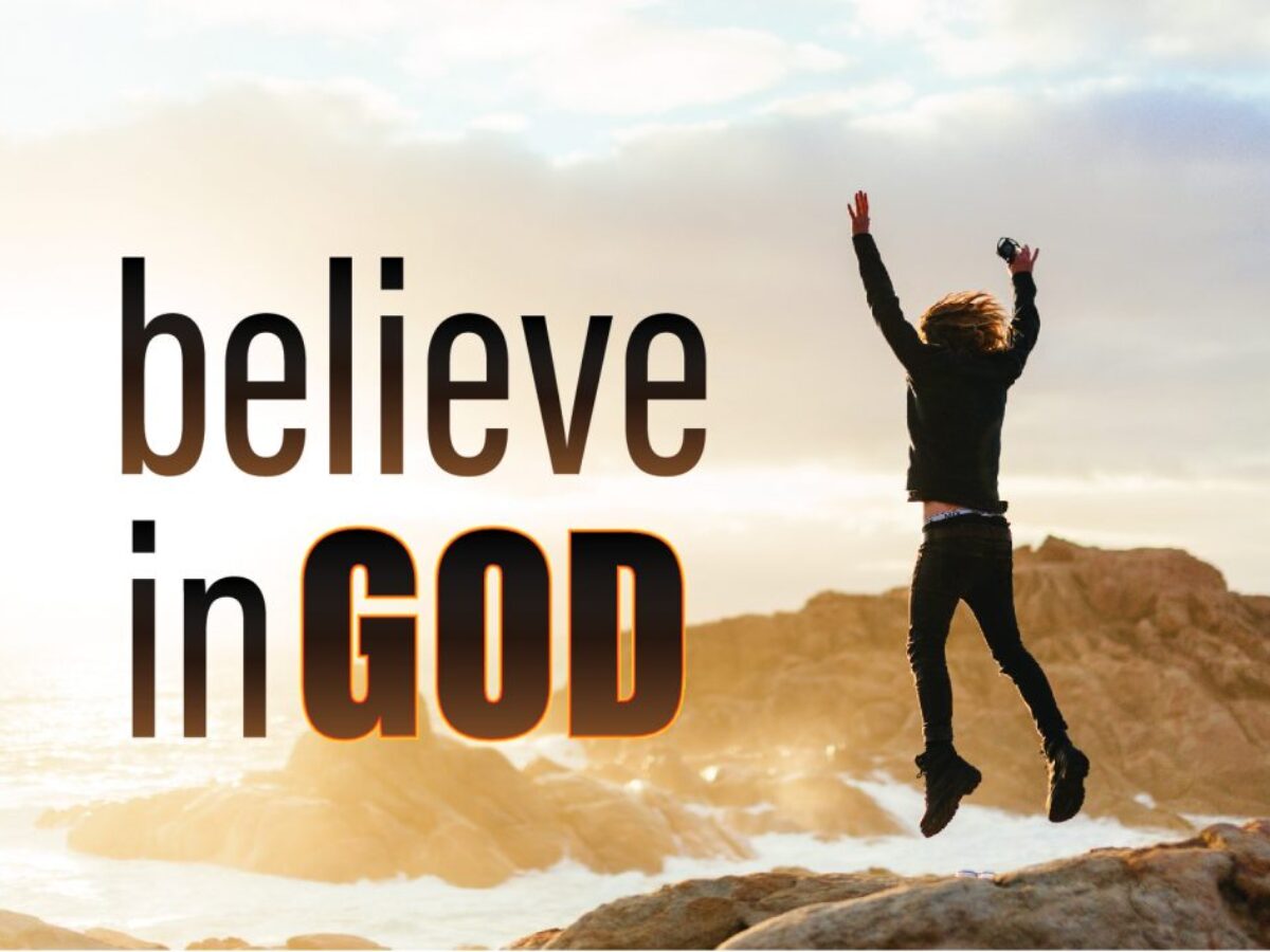 believe in god images