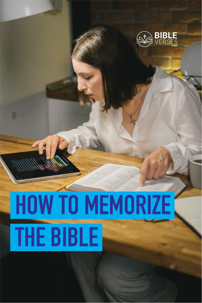 How To Memorize Bible Verses: Easy Steps