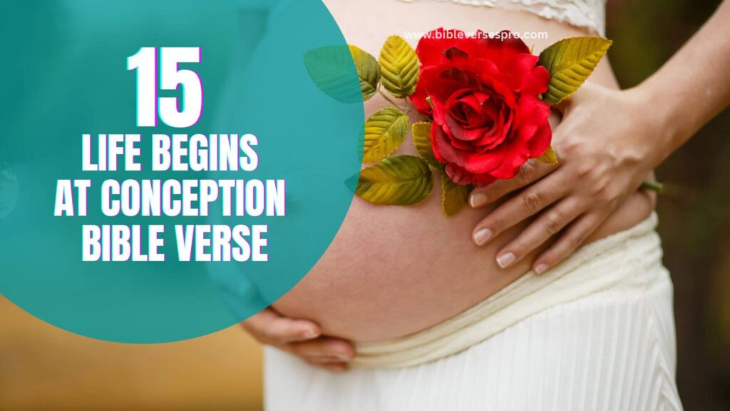 15 Life Begins At Conception Bible Verse Bible Verses