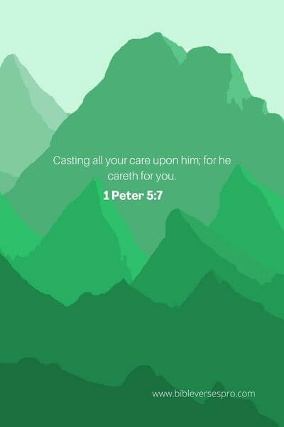 1 Peter 5_7 - The Lord is your stronghold.