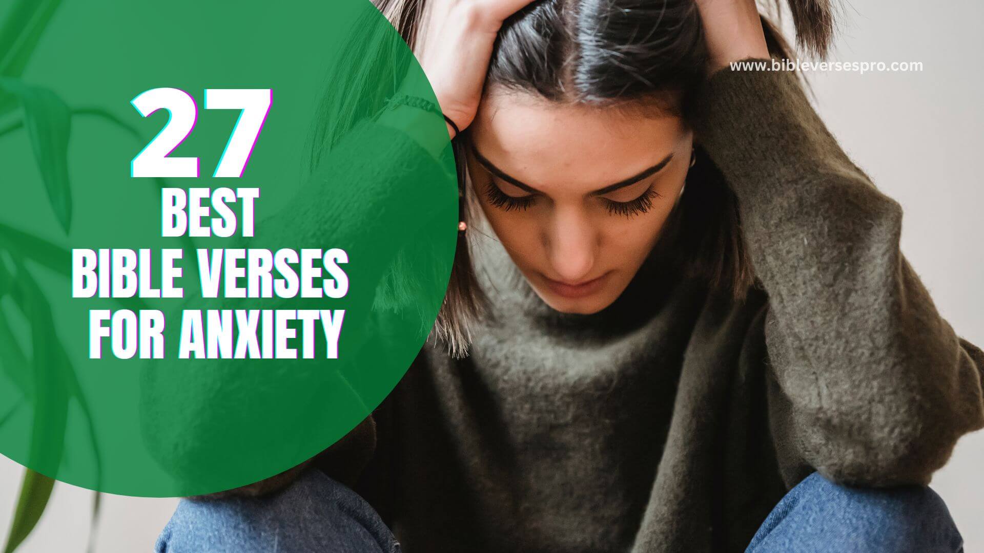 BEST BIBLE VERSES FOR ANXIETY