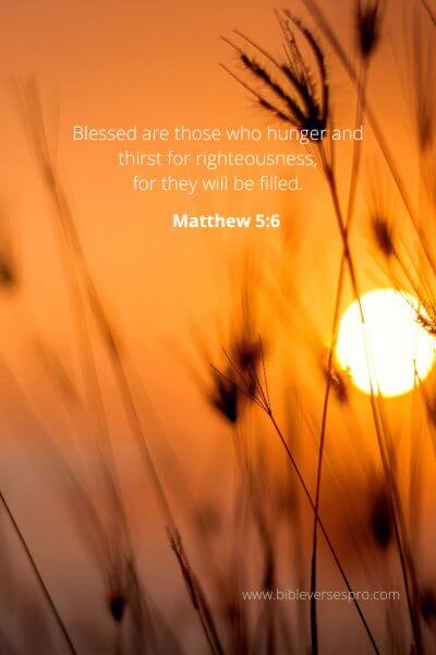 Matthew 5-6 - Righteousness above food.