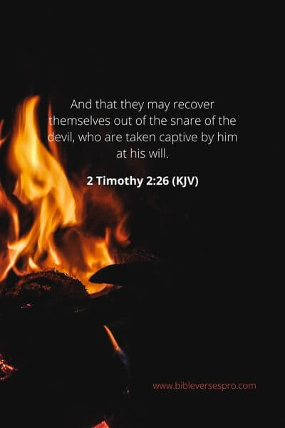 2 Timothy 2_26 - Beware of the devil's tactics