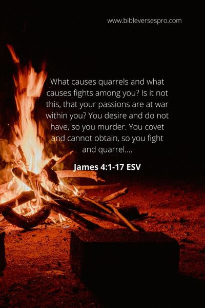James 4_1-17 - Focusing on worldly and material things will lead to chaos