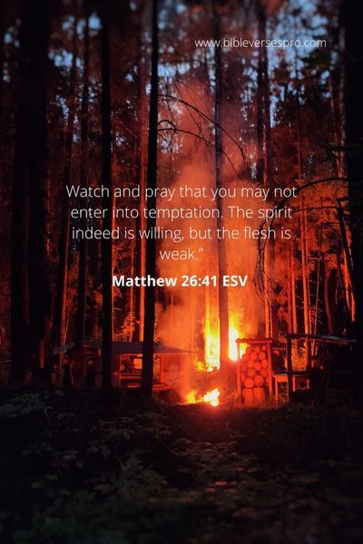 Matthew 26_41 - Pray against temptation