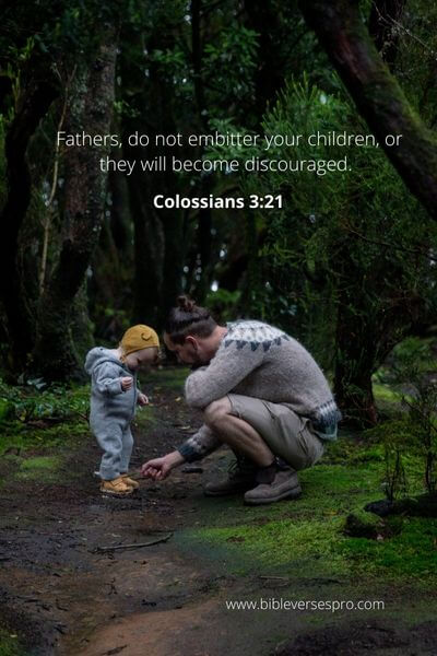 Colossians 3_21 - A father must avoid frustrating their child