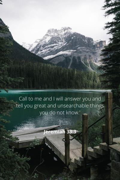 Jeremiah 33_3 - _Call to Me, and I will answer you