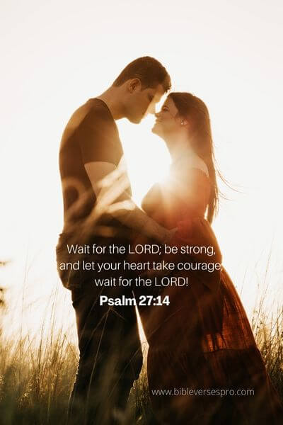 Psalm 27_14 - Request from God and be patient enough to wait on Him to grant us our heart's desire