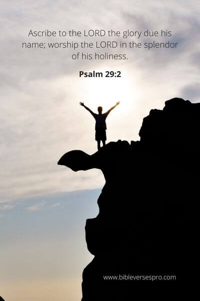 Psalm 29_2 - Exalt the name of the Lord