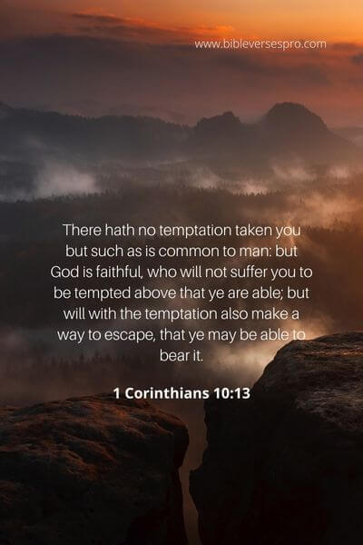 1 Corinthians 10_13 - Our God is still on our side