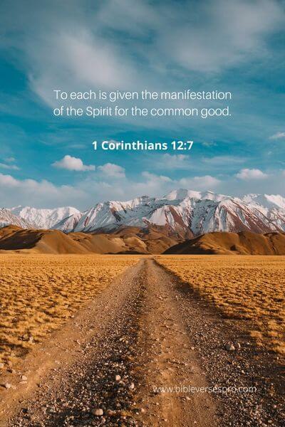 1 Corinthians 12_7 - Spiritual gifts are manifestations of God's power