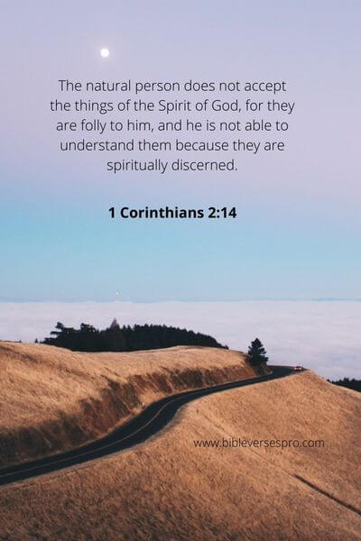 1 Corinthians 2_14 - A natural man cannot admit the revelations of the Spirit