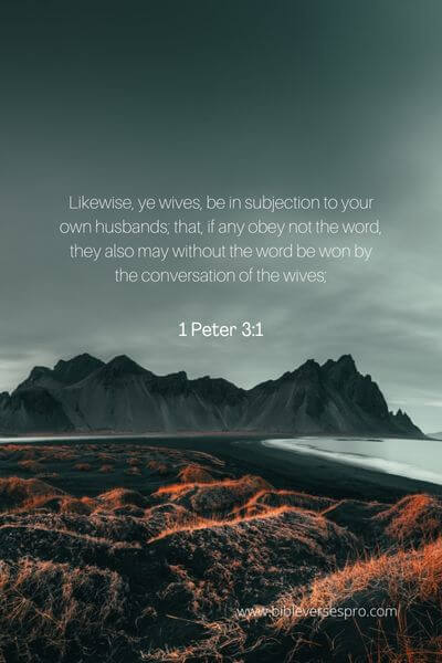 1 Peter 3_1 - Submission does not imply abandoning your mind or will at the altar