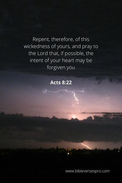 Acts 8_22 - Recognizing the problem is the first step toward repentance