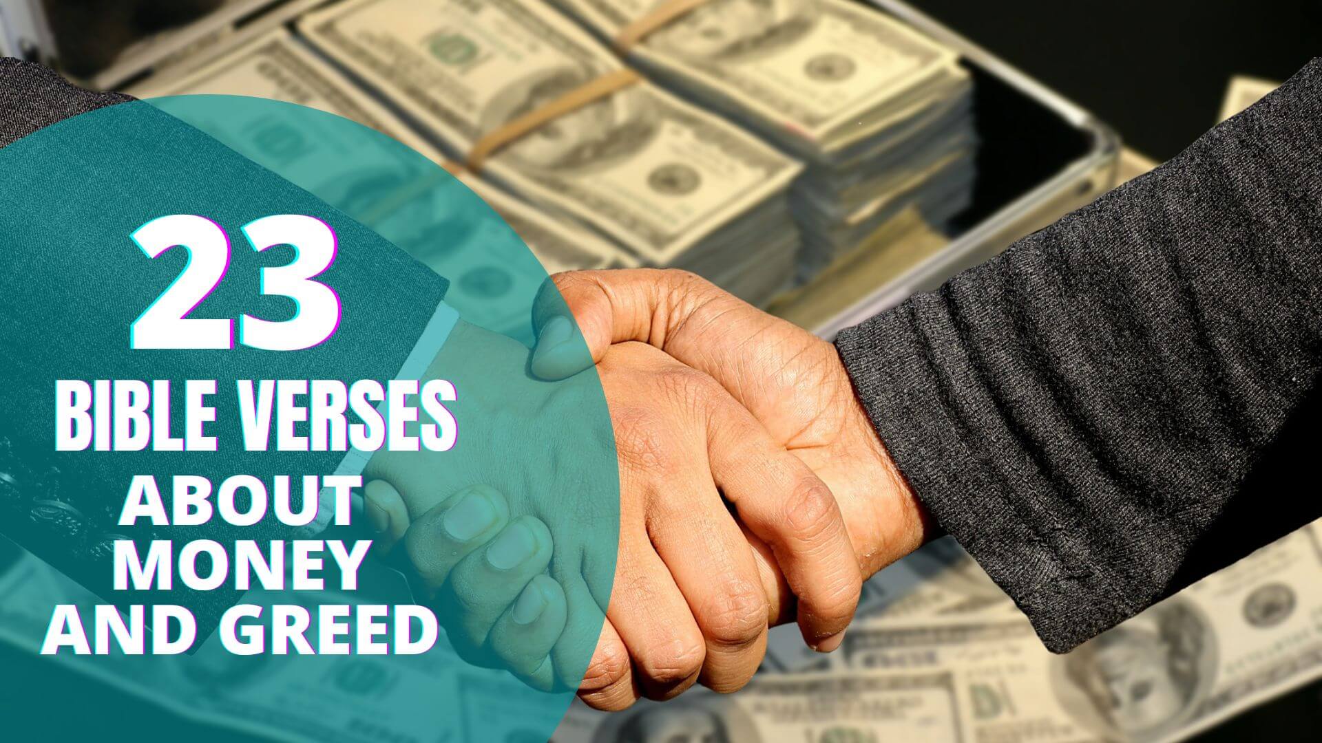 Bible verses about money and greed