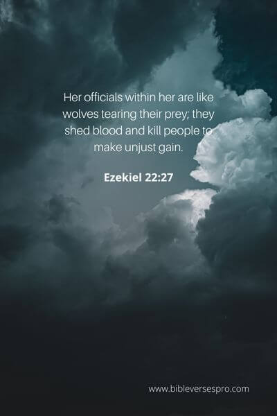 Ezekiel 22_27 - Nations flourish and celebrate when they have just leaders