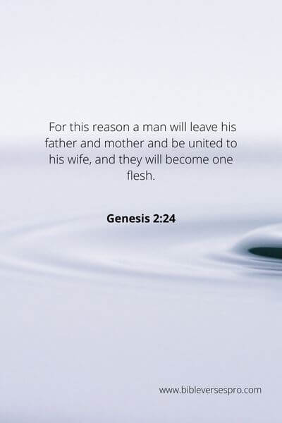 Genesis 2_24 - Love each other and confide in each other