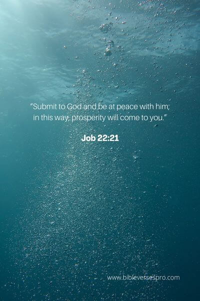 Job 22_21 - Submission to God will bring you prosperity