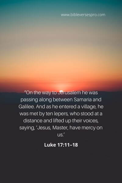 Luke 17_11–18 - Gratefulnes is a wonderful feeling