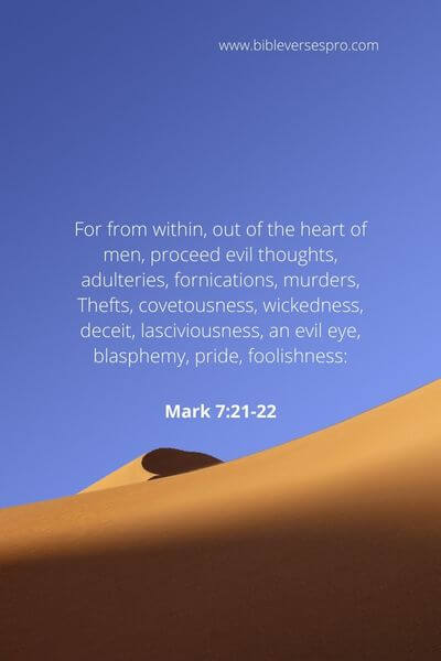 Mark 7_21-22 - It leads to grief and suffering