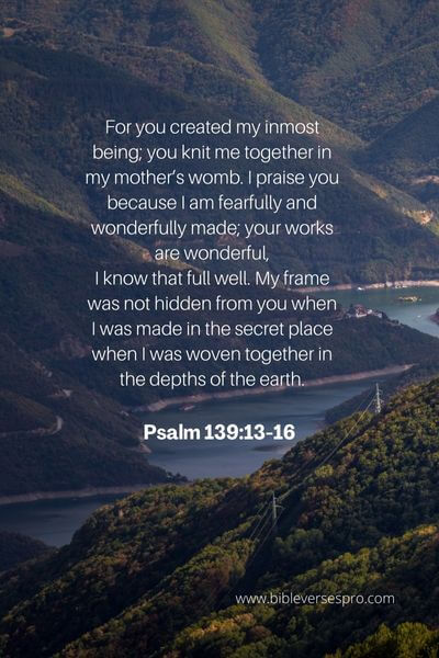 Psalm 139_13-16 - God is all-powerful