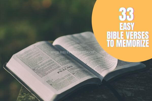 Easy Bible Verses To Memorize