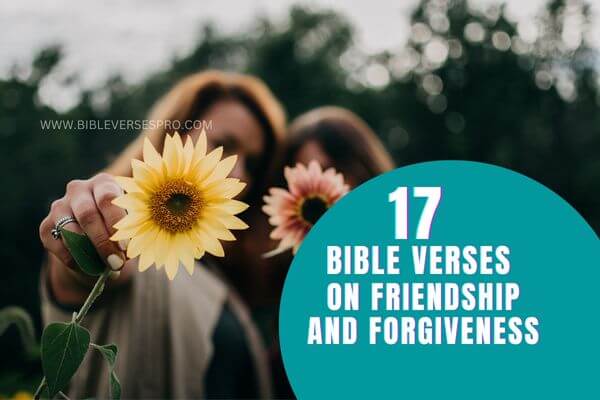 BIBLE VERSES ON FRIENDSHIP AND FORGIVENESS