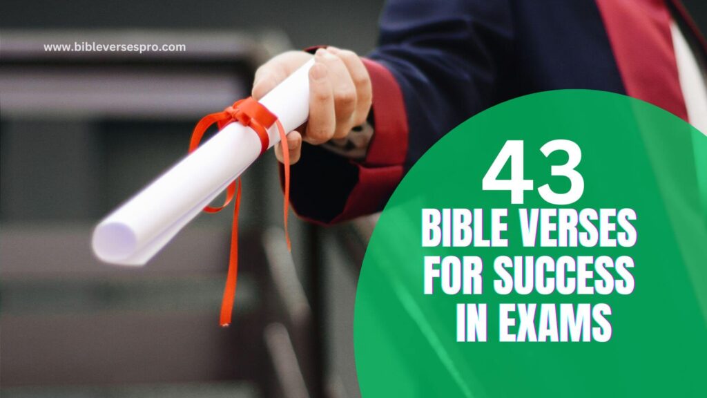 43 Bible Verses For Success In Exams Bible Verses