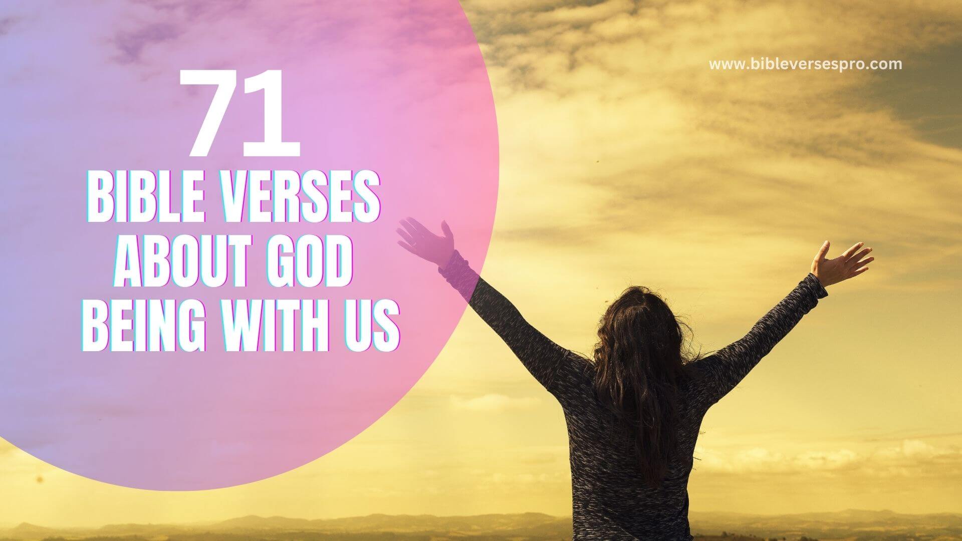 Bible Verses About God Being With Us