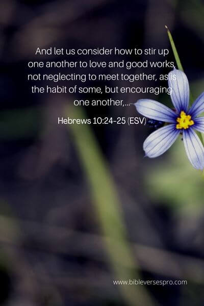 Hebrews 10_24-25 (ESV) 