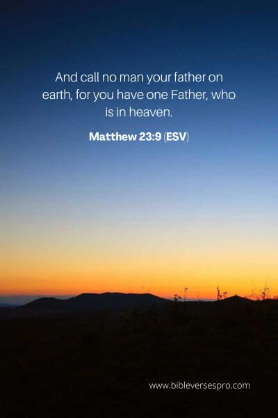 Matthew 23_9 (ESV)