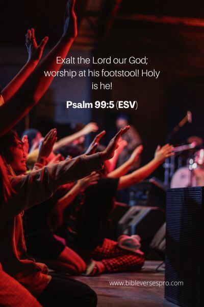Psalm 99_5 (ESV)