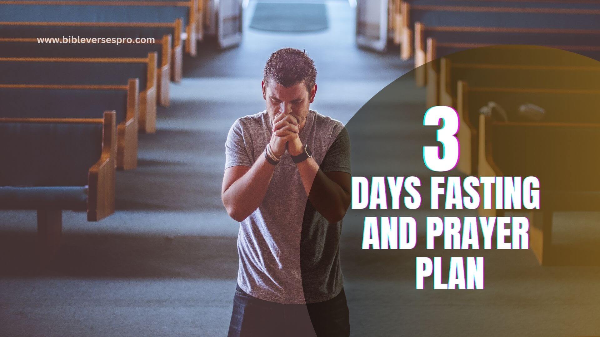 3 days fasting and prayer plan
