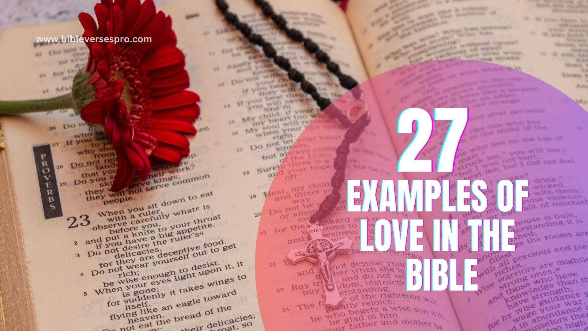 10 Examples Of Love In The Bible With Reference