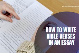 bible essay samples