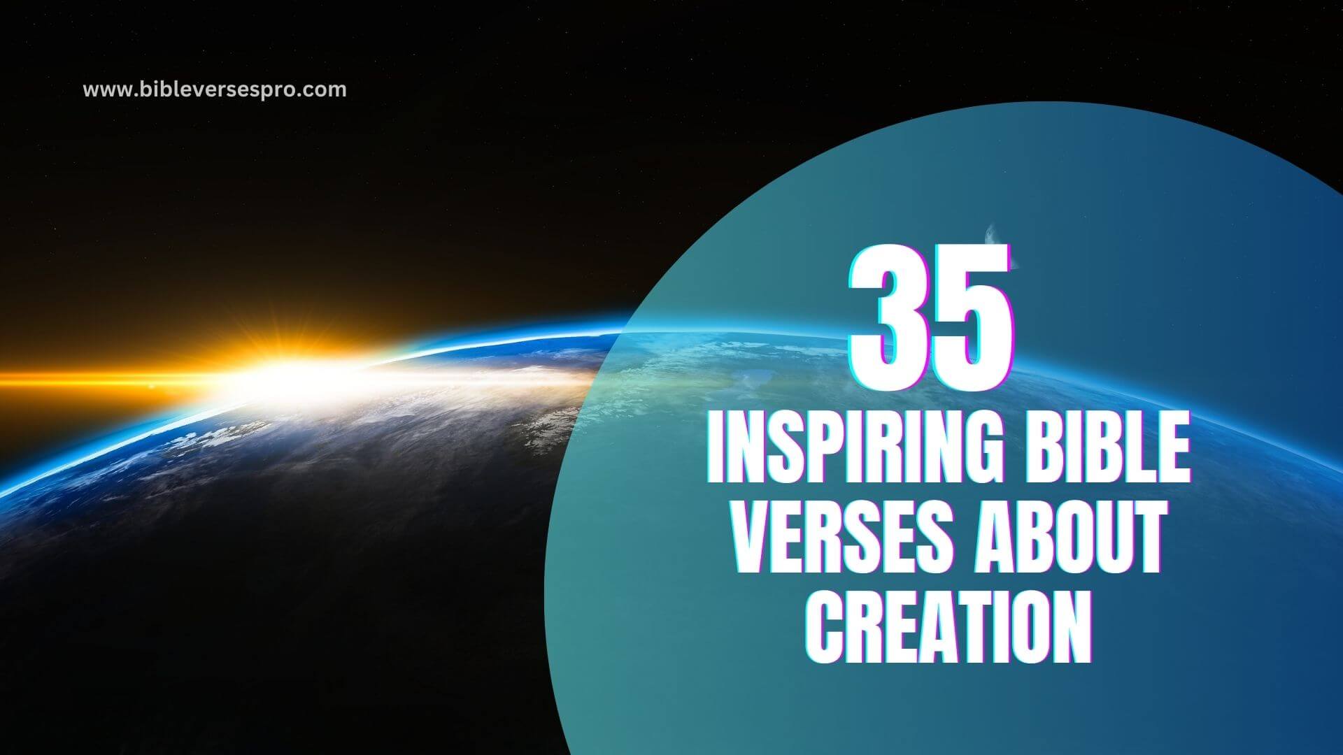 Inspiring Bible Verses About Creation (1)