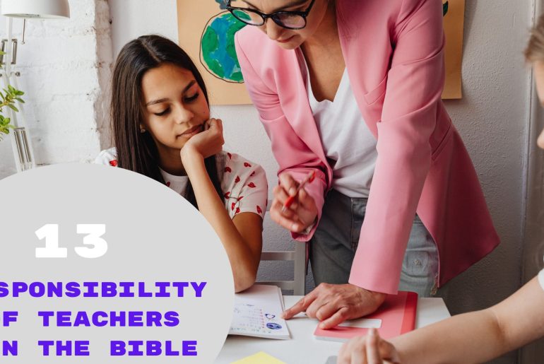 responsibility of teachers in the bible