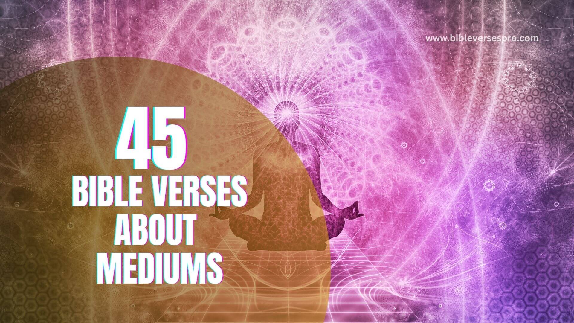 Bible Verses About Mediums