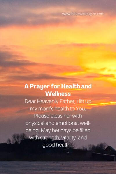 A Prayer for Health and Wellness