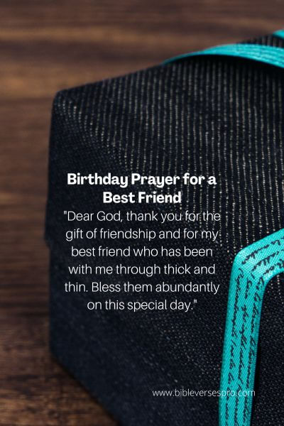 Birthday Prayer for a Best Friend