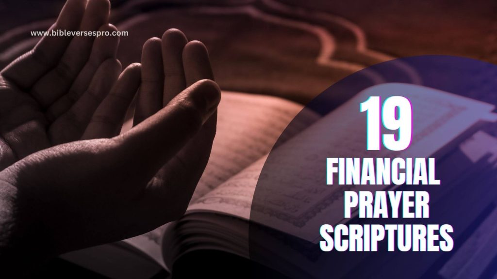 Financial Prayer Scriptures
