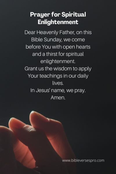 Prayer for Spiritual Enlightenment