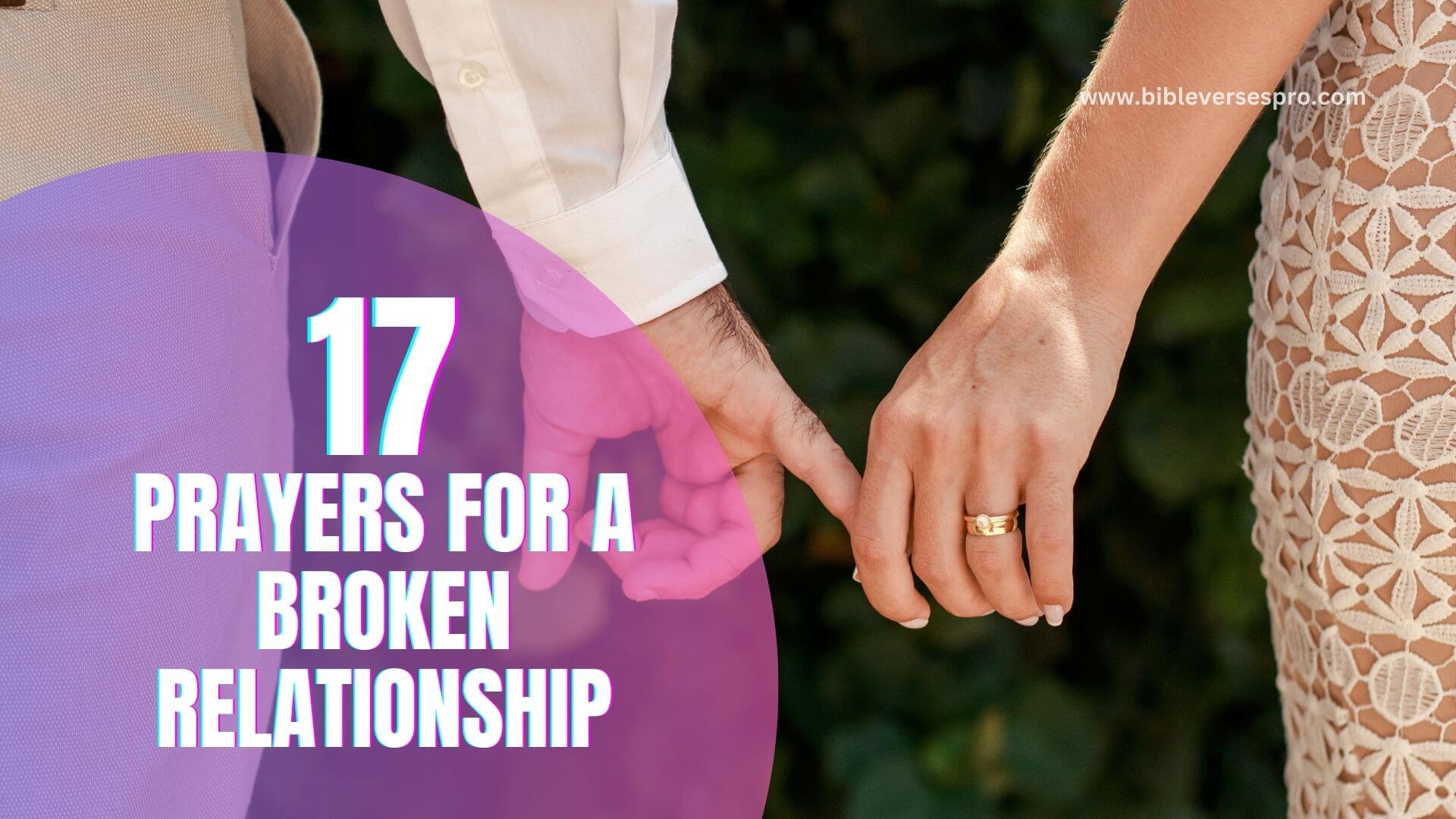 Prayers For A Broken Relationship
