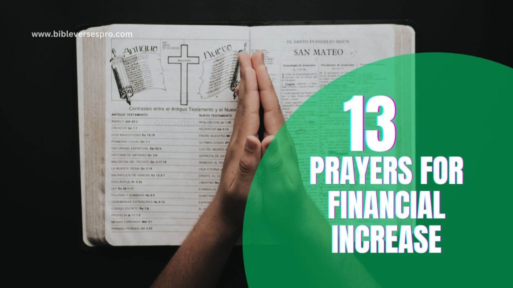 Prayers for Financial Increase