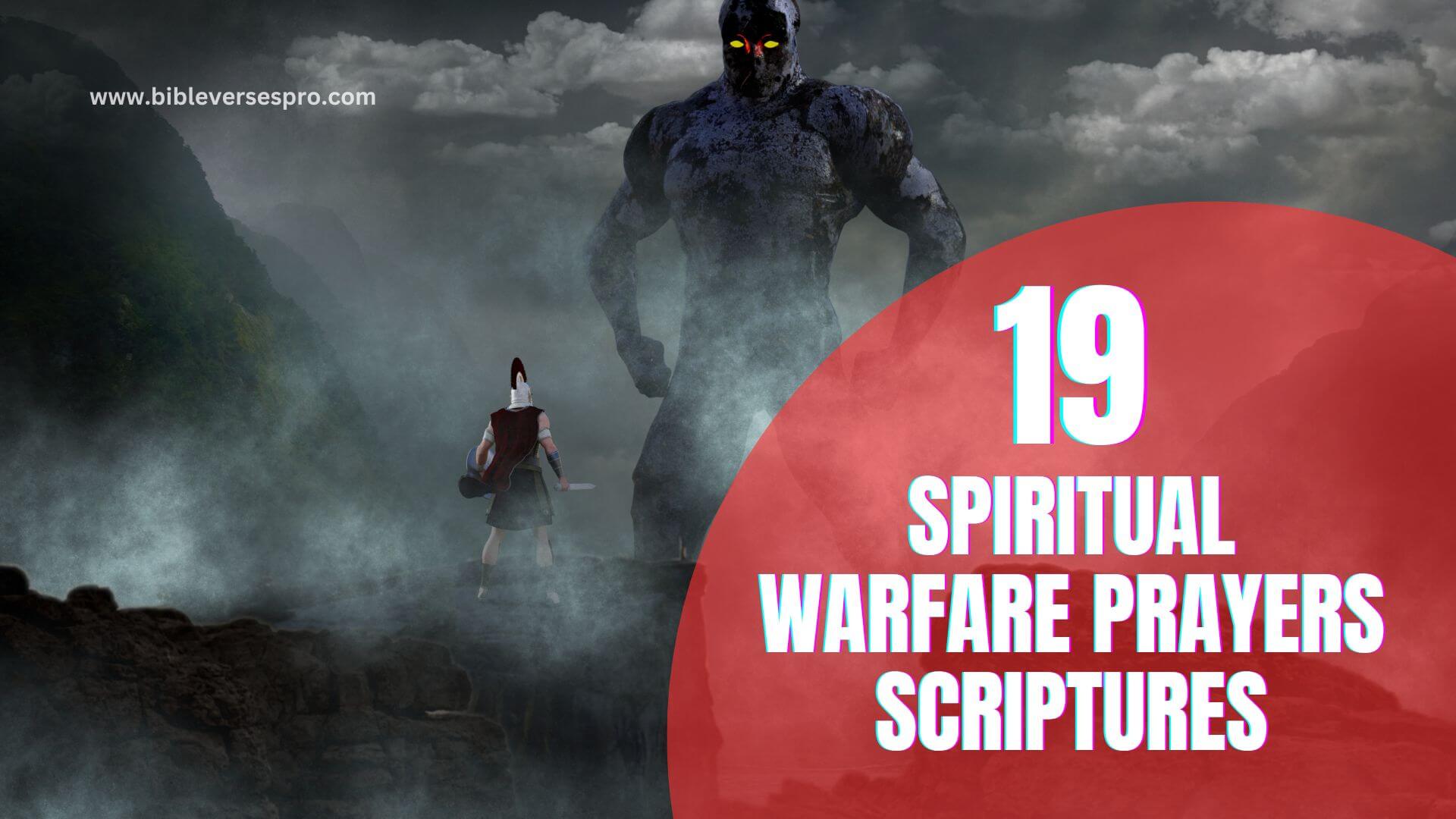 Spiritual Warfare Prayers Scriptures